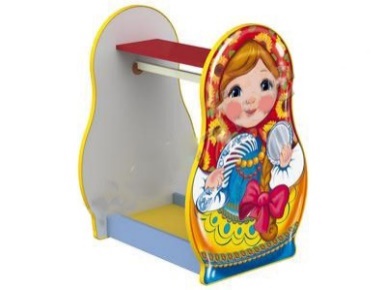 Вешалка ряжений «Матрешка» (на колёсах) — И-295